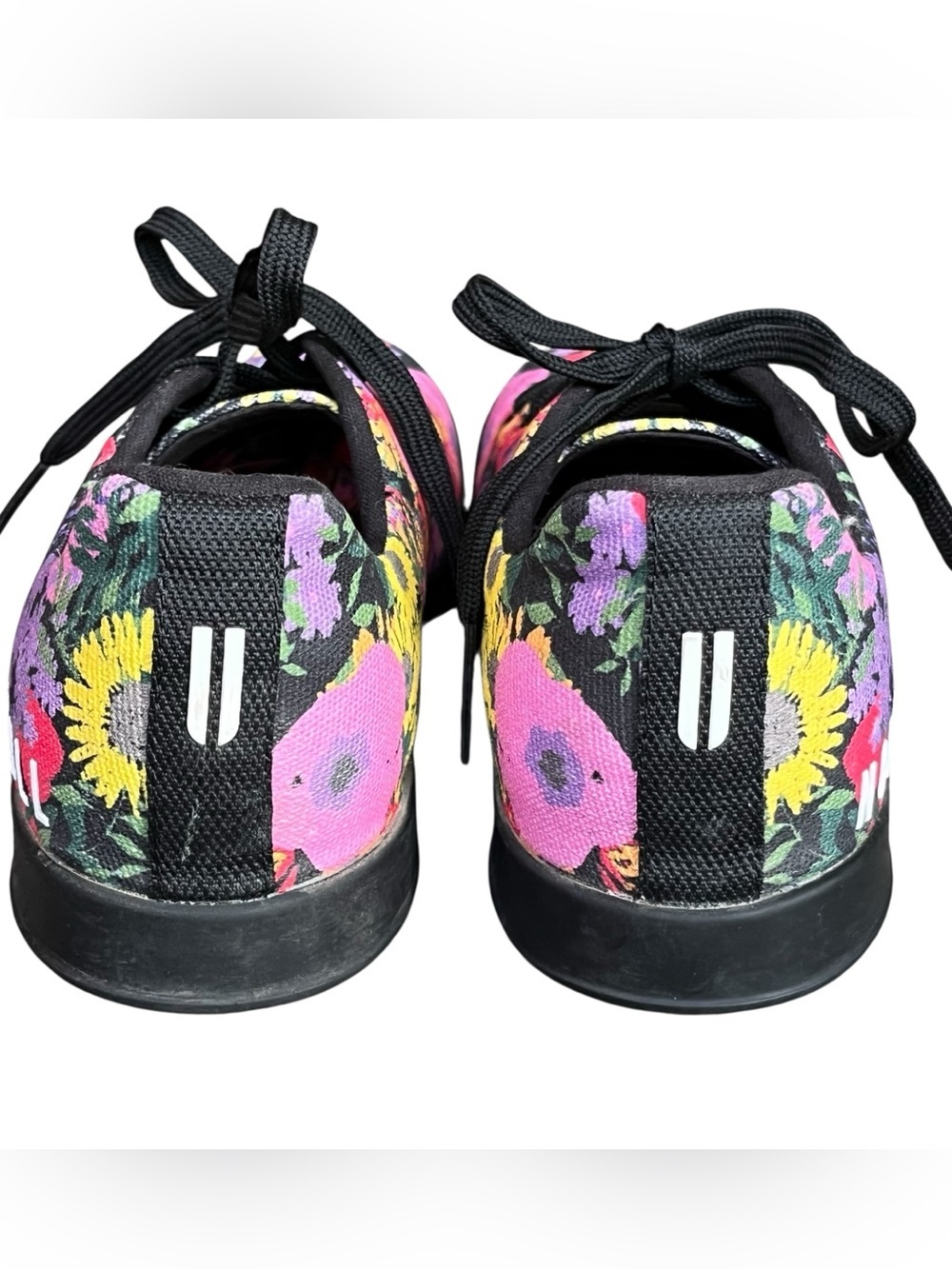 NOBULL Women's Unisex Canvas Floral Trainer Low Sneaker In Multicolor W 8/M 6.5 - Picture 10 of 13
